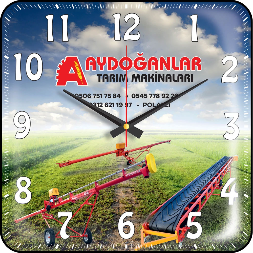 V30-531-B Bombe Cam Duvar Saati